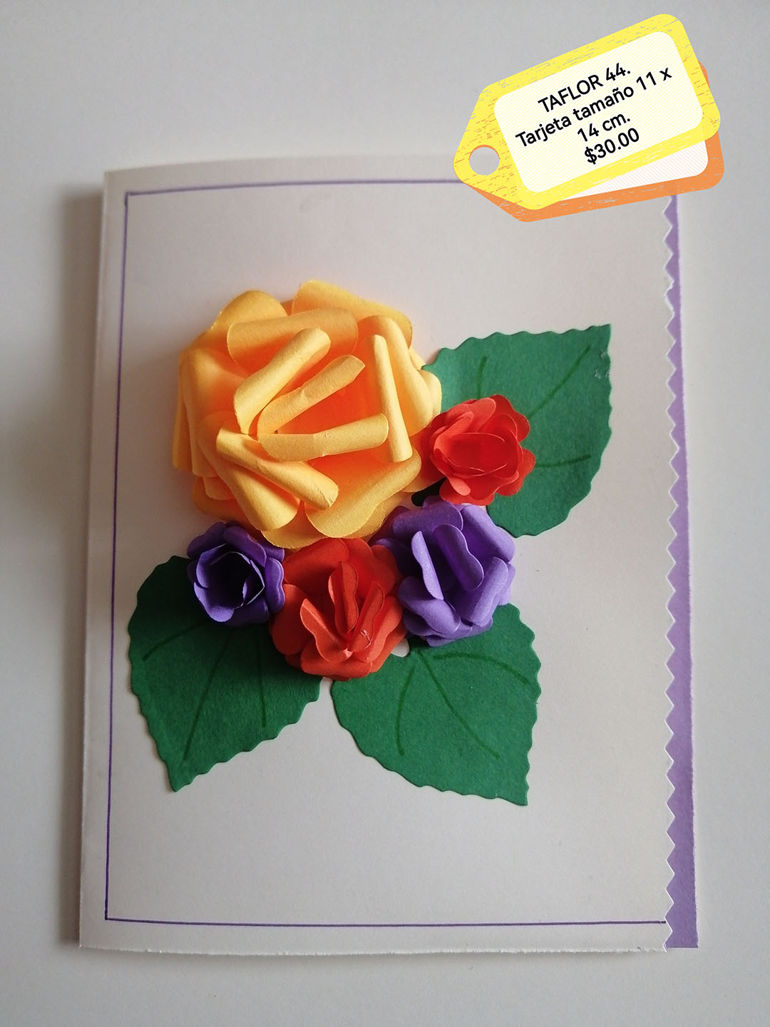 Tarjeta de flores